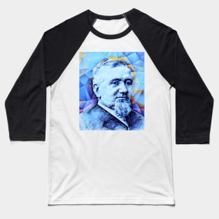 George Pullman Portrait | George Pullman Artwork | George Pullman Painting 14 Baseball T-Shirt